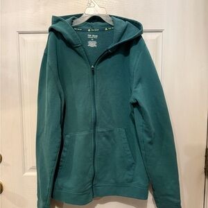 Tek Gear Deep Green Fleece Jacket Bors Sz XL